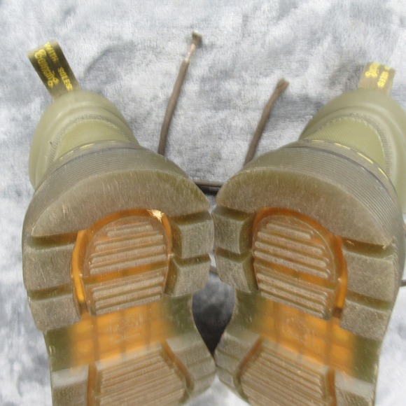 Dr Martens Rakim Boots 4M 6W Olive Lace Combat Chunky Rugged Chukka Mountaineer - Picture 12 of 15